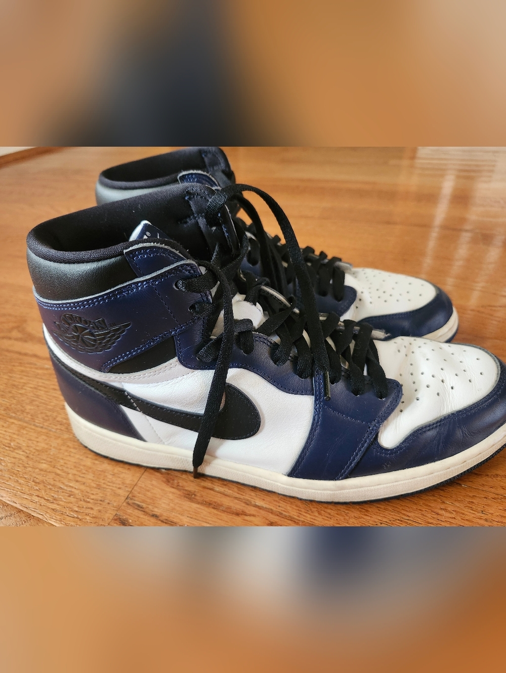 Nike Air Jordan 1 Retro High OG "Midnight Navy"  Size 14 Gently Used Condition - Picture 2 of 8